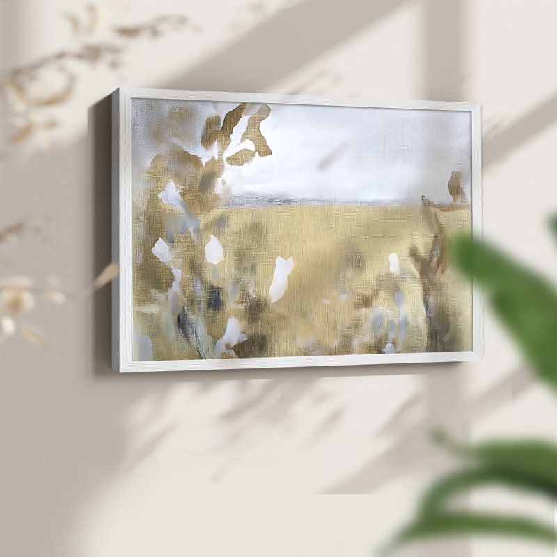 Paysage, série XV, reproduction encadrée, 8" H x 10" W, Blanc