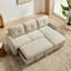 Canapé-lit escamotable en L 90,9 po avec rangement-1486418379