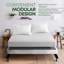 Sommier / base en bois pour support de matelas, facile à assembler-464950489-464950493