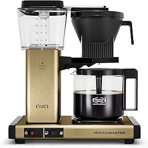 Technivorm Moccamaster 53936 KBGV Select 10-Cup Coffee Maker, Brushed Gold