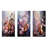 Violin And Nature Harmonic Hues - Music Metal Wall Art Set Of 3-1642209375