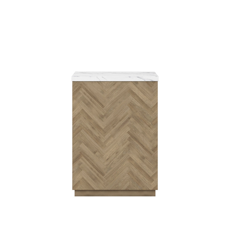 Garrison Stone Top End Table