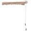 META 250cm W x 200cm D Fabric Beige Cover Retractable Patio Awning