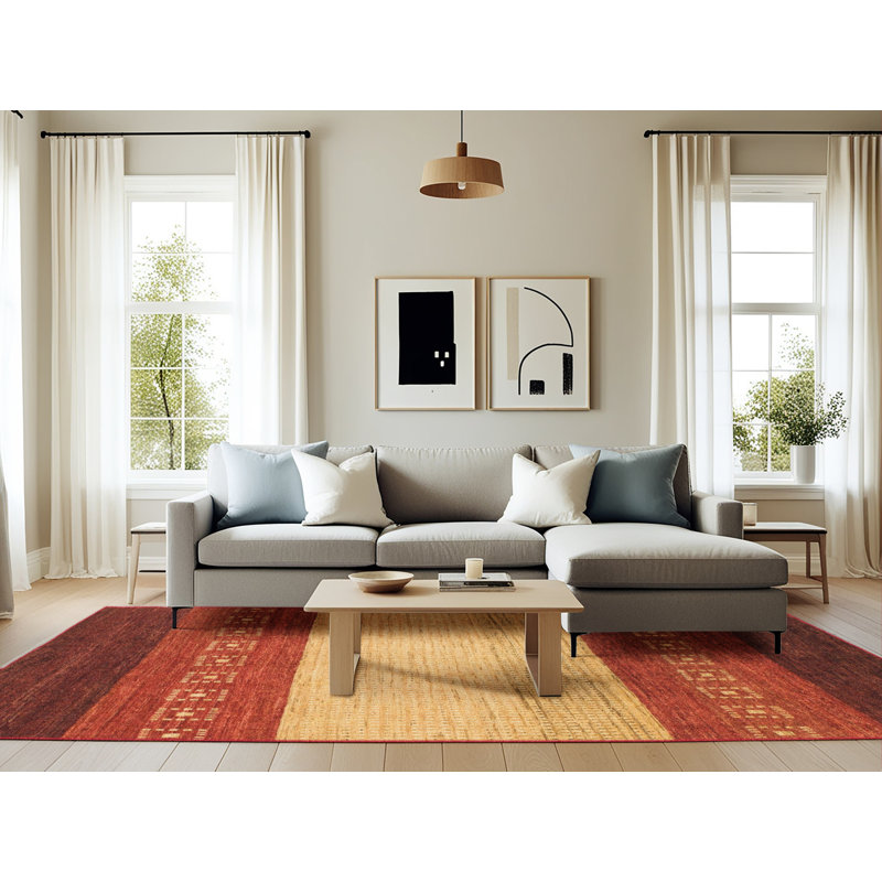 Southwestern Indoor Rug, Rectangle 6' x 9'