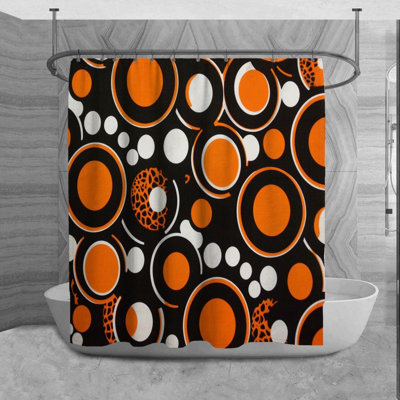 Yatasha Abstract Shower Curtain