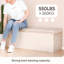 Banc de rangement avec repose-pieds pliant-789497720