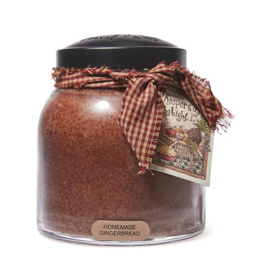 Homemade Gingerbread Scented Jar Candle