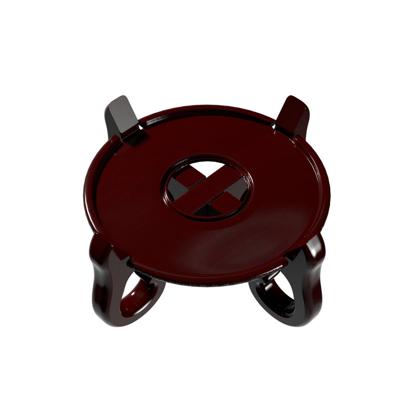 Support à poissons en forme de croix - diamètre de la base de 6,5 po, H 4,25 po x L 9 po x P 9 po