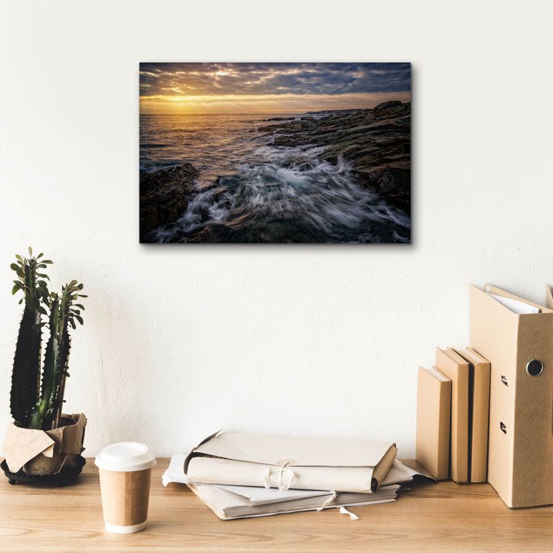 Epic Graffiti 'Ogunquit Light' by Rick Berk Canvas Wall Art, 12" H x 18" W