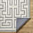 Rectangle Desiree Geometric Hand Tufted Wool Area Rug in Black/Brown-2016326343