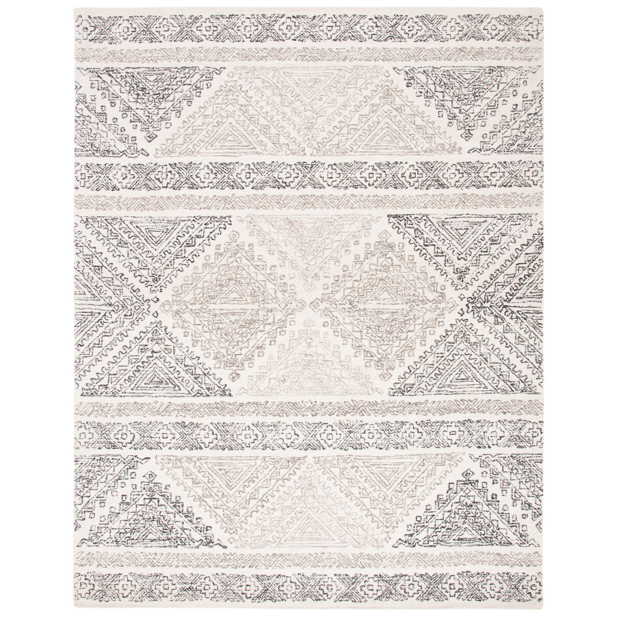 Union Rustic Alienna Hand Tufted Wool And Cotton Southwestern Rug ...