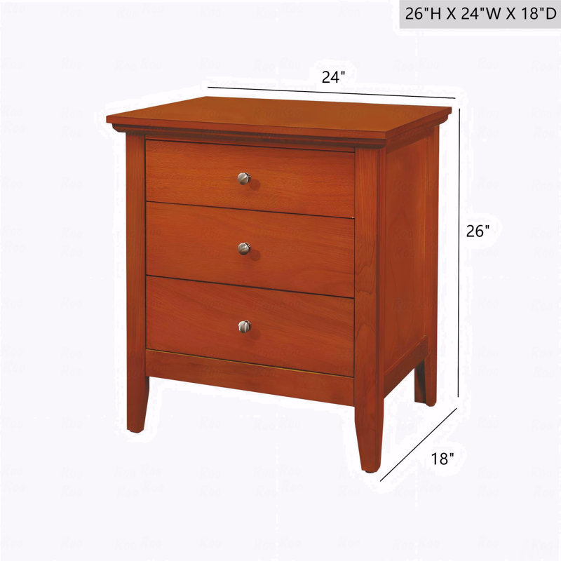 Bedroom Nightstand For Any Space, Brown