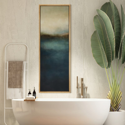 Abstract Framed Canvas Wall Art - Neutral Minimalist Print for Modern Wall Decor