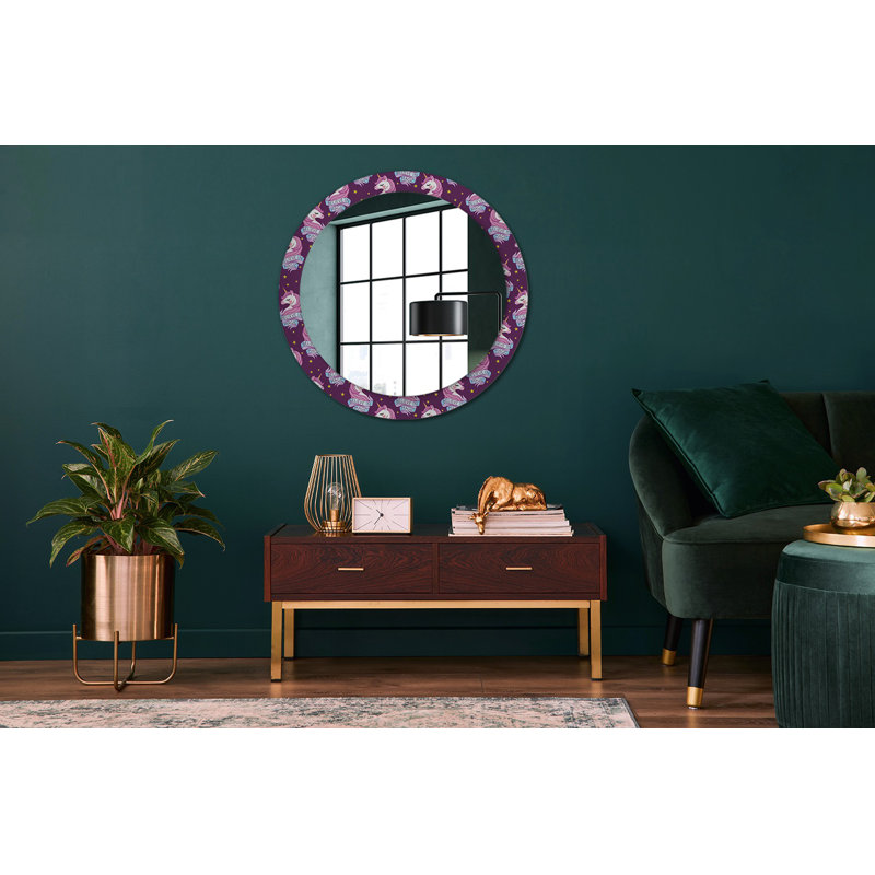 Huldar Glass Flat Wall Mirror