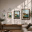 Village Bay Coastal - Framed Print-68360095-68360093