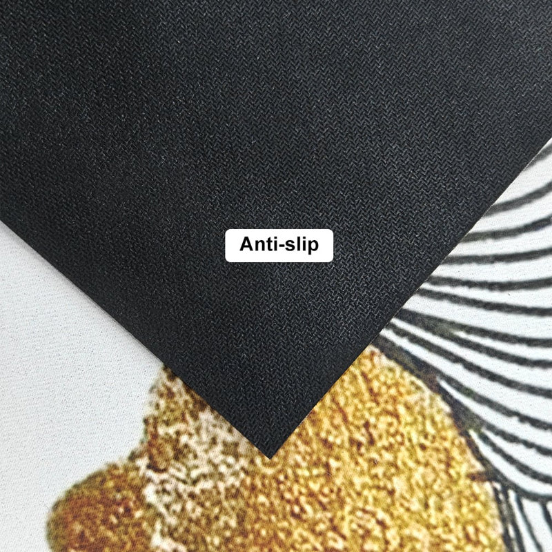 Ensemble de tapis de cuisine à motif géométrique abstrait et antidérapant 2 pièces