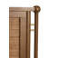 Clover Wood & Woven Bed - King
