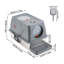 Polyethylene Plastic Enclosed Litter Box with Scoop-1924449650
