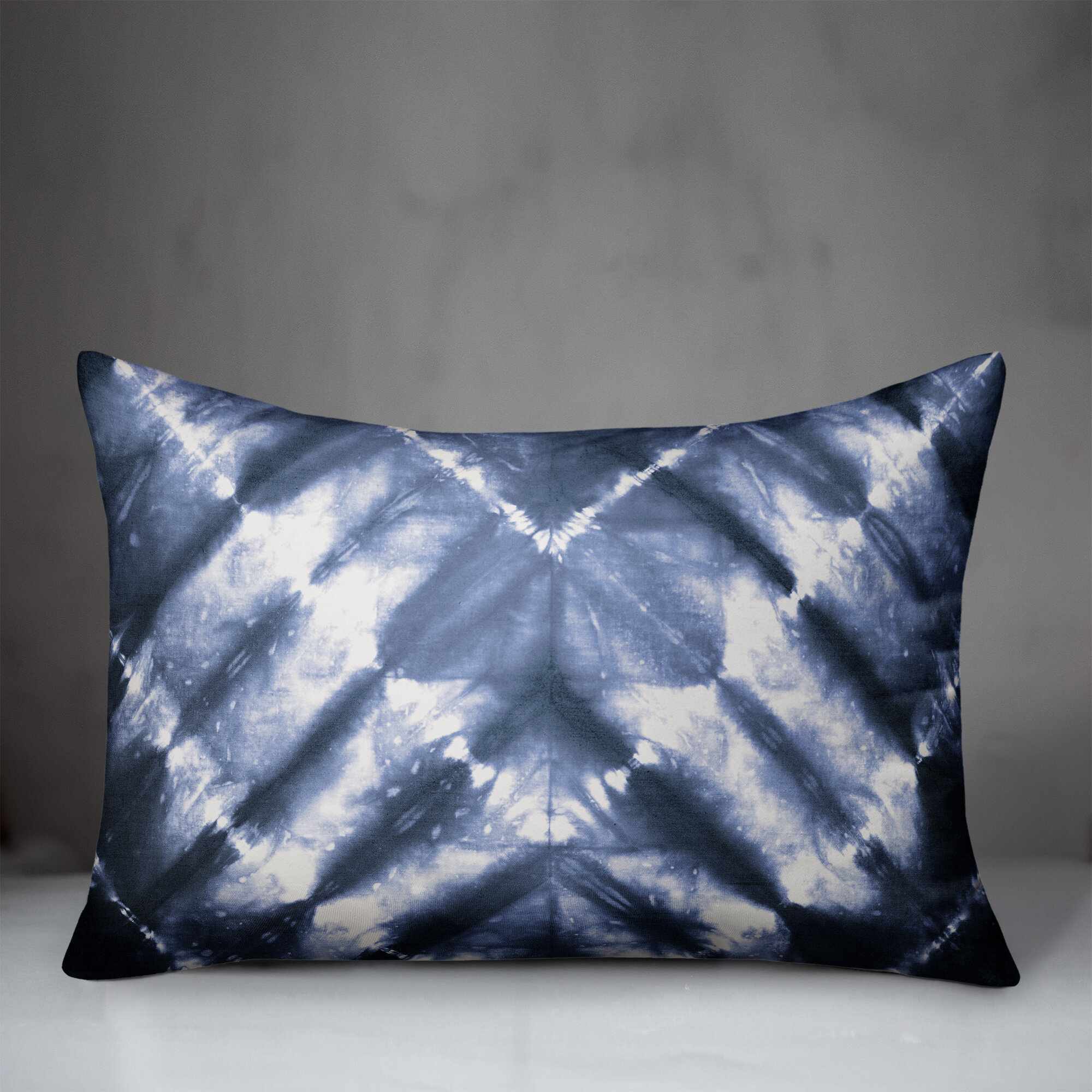 Shibori lumbar clearance pillow