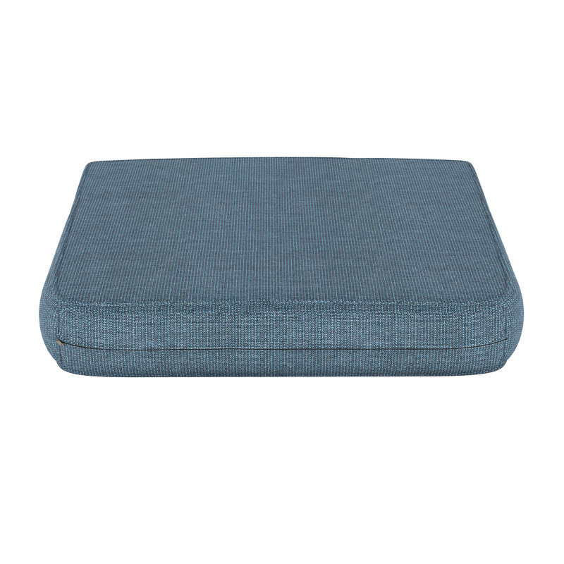 Outdoor Sunbrella® Seat Cushion, Spectrum Denim Sunbrella®, 17" W x 17" D