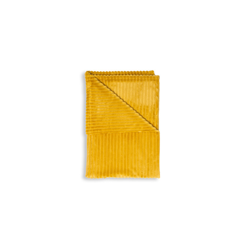 Liscomb Throw Blanket, Ochre