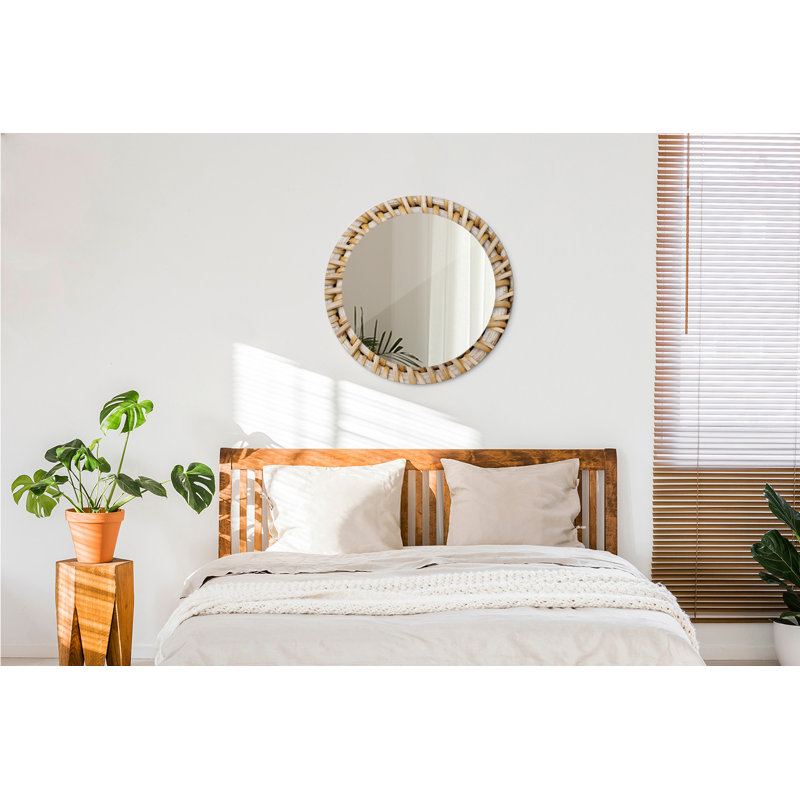 Huldar Glass Flat Wall Mirror