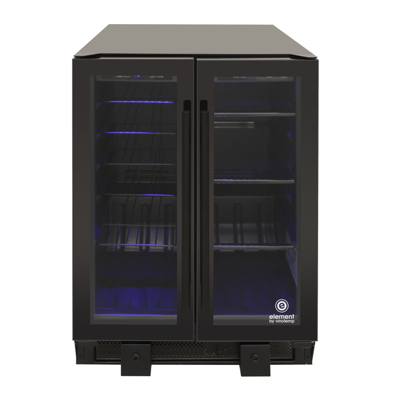 Vinotemp Butler Series Touch Screen Wine and Beverage Cooler with French Doors
