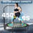 3.3' Foldable Round Fitness Trampoline with Handlebar-71006150
