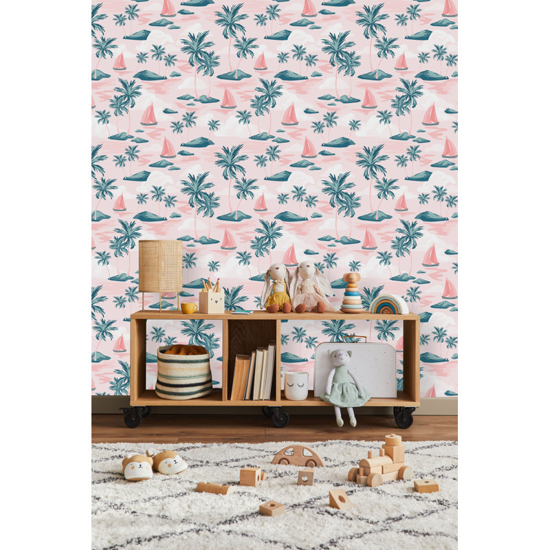 Panneau de papier peint Falkner, L 10,4 po x l 25 po, Vinyle
