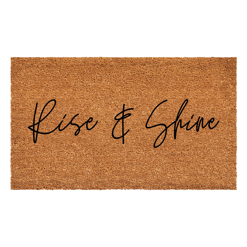 Tapis antidérapant pour intérieur et extérieur Calline Rise and Shine, L 24 po x L 36 po