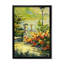 «Green Coastal Spring Landscape», impression sur bois vert traditionnel-1042491337-1042491336