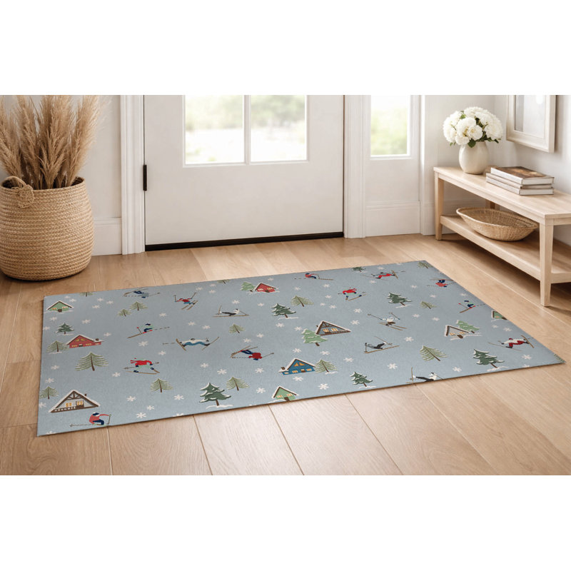 Paillasson Downhill, Bleu, L 24 po x L 36 po