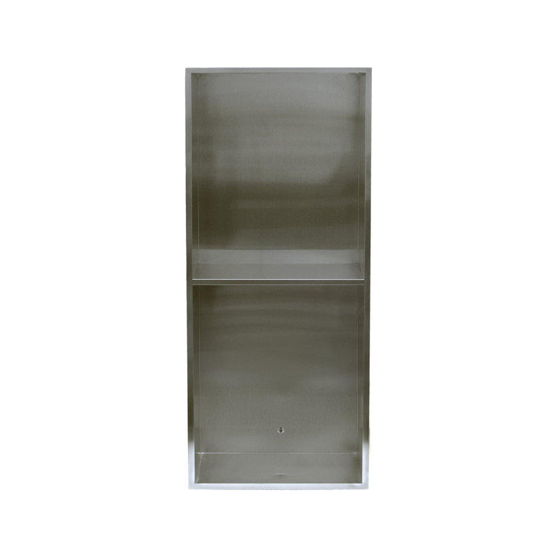 Niche de douche 29 po x 12 po, Argent