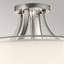 Eisen 3-Light 38.1cm Semi Flush Mount