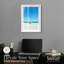 «Coastal Calm Spot Shadowbox Print Coastal Art Prints» par Notoriart, cadre blanc, 17 x 25-116872816-116872817