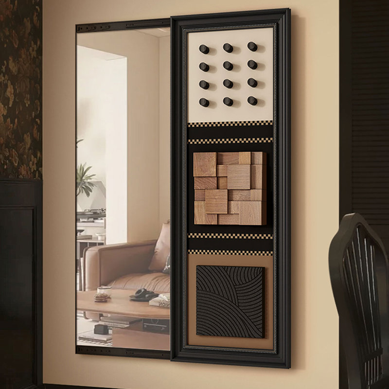 Miroir rectangulaire en plastique pleine longueur