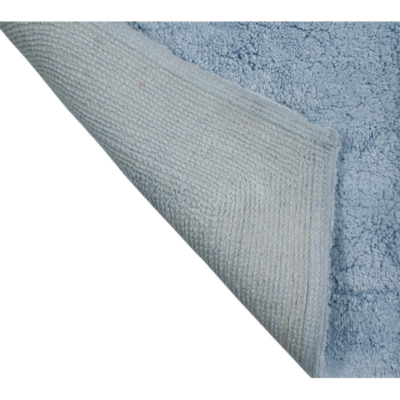 Ensemble de tapis pour salle de bain 6 pièces Ches, Bleu