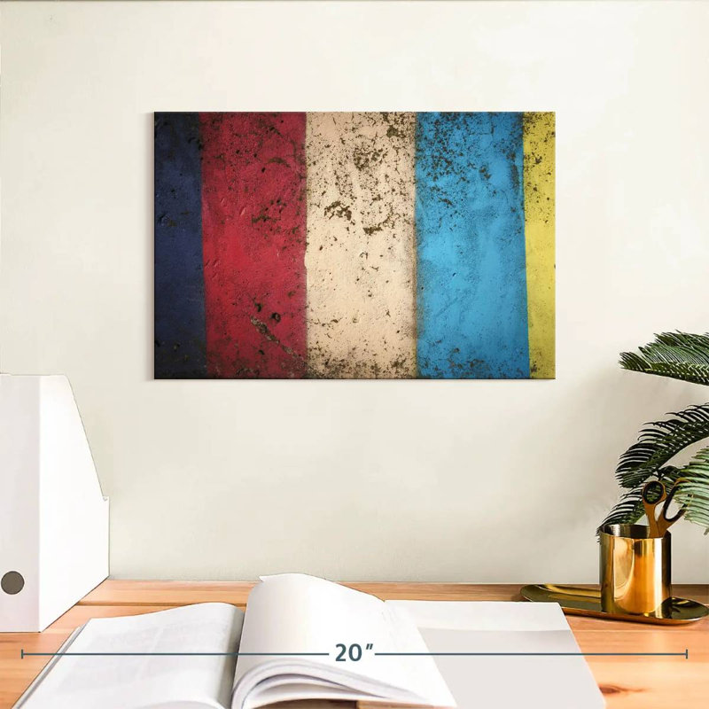Béton rayé de couleur Avery, H 8 po x l 12 po