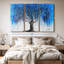 «Blue Moonlight Tree» sur toile-98978951