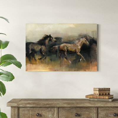 "Roaming The West" by Marilyn Hageman UV-Resistant Mixed Media Painting Print 
