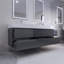 Ensemble de meuble-lavabo double mural 72 po Babajide-586463852