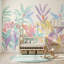 Papier peint tropical amovible aquarelle pastel-1765397995-1765397990
