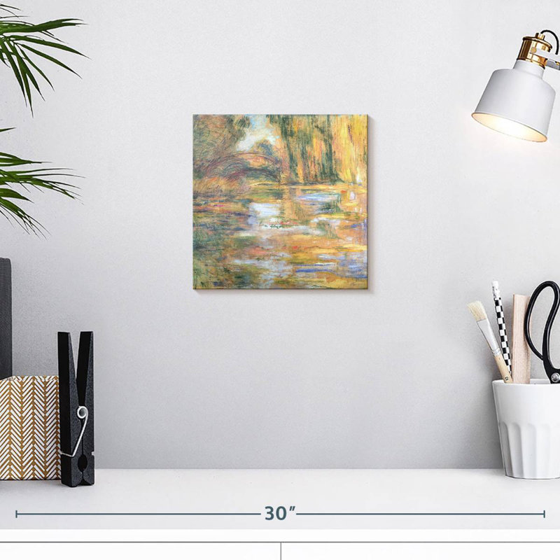 Avery Waterlily Pond - The Bridge, 10" H x 10" W