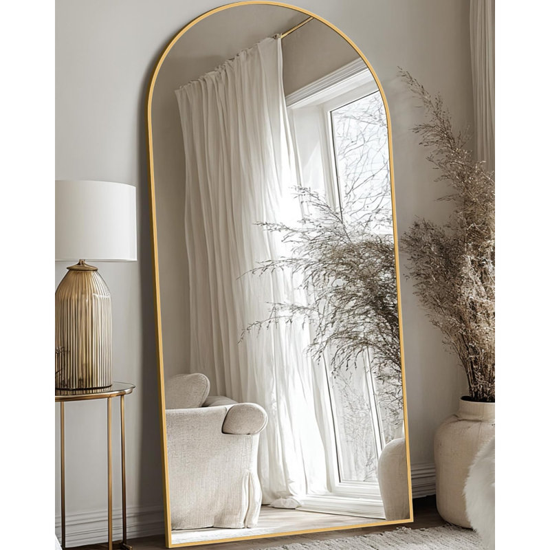 Full Length Mirror, Floor Mirror, Oversized Floor Standing Mirror Freestanding Full Body Mirrors With Stand For Bedroom, Hanging Mounted Mirrors For Living Room Cloakroom