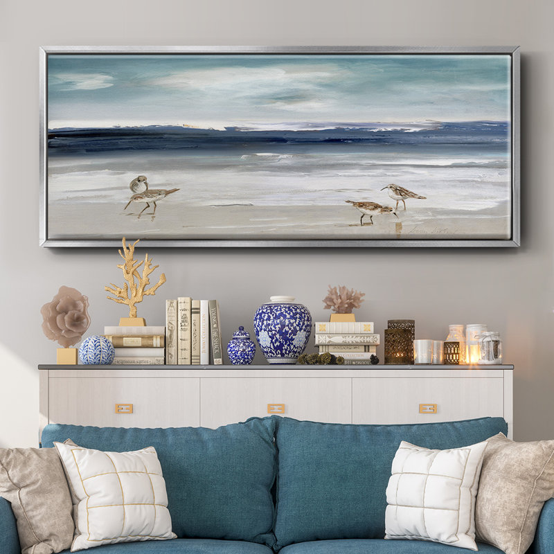 Sandpiper Bay - toile encadrée, H 12 po x l 30 po
