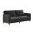 Novelle 81" Velvet Square Arm Convertible Sofa-853301349