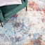 Tapis bleu / beige Curlee-1071206739