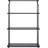 3-Tier Wall Shelf With Metal Frame, Space Saving Storage Solution For Modern Home Organization And Decorative Display