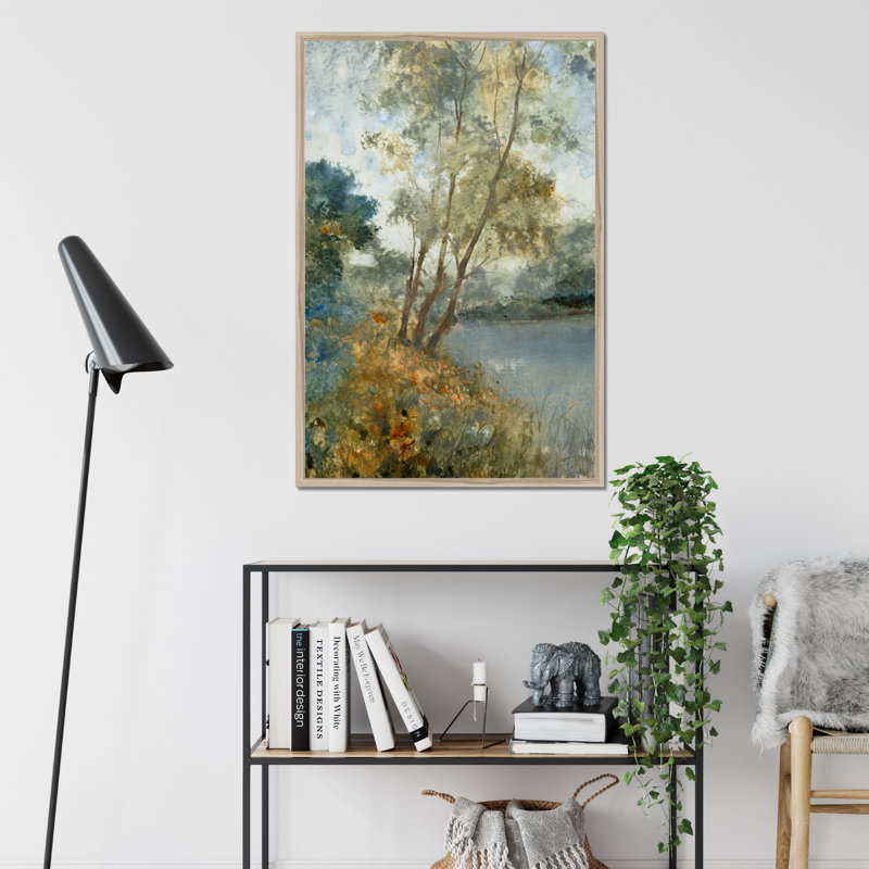 Ethereal Waters I by Tim O'Toole - Painting Print, Black Floater Framed Canvas, 46cm H x 30cm W