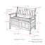 Banc de rangement en bois Gwenda-914692916
